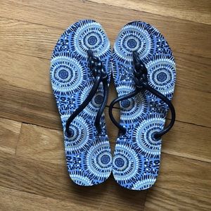 Sz 11 Vera Bradley Flip Flops - Starry Night